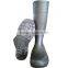 heated gray work safety boots