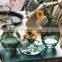 Tabletop Decoration Wholesale Nordic Home Wedding Creative Unique Mini Pot Set Decorative Flower Bottle Glass Vase