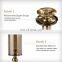 Tapered Gold Taper Heat Resistant Glass Decorative Candle Holder