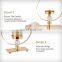 Cheap Metal Brass And Thick Glass Candle Holder