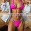 2022 New Design Bikinis Woman Rhinestones Halter Neck Bathing Suits Swim Bikini Women Swimwear