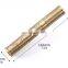 Luxury cigar accessories metal customized cigar tube holder with carved design