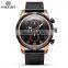 MEGIR 2082 Watch Men Fashion Leather Waterproof Mens Watches Casual Military Chronograph Watch Wrist Clock Montre Homme