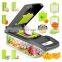 12 in 1 Multi-Purpose Manual Operation Hand Grate Food Veggie Dicer Egg Separator Mandoline Slicer Vegetable Chopper Cutter