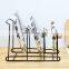 kitchen pot rack organizer storage metal pan pot lid holder