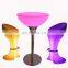 wireless illuminated glowing led portable led light bar cocktail mobile portable lighted mini bar counter design led bar table