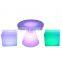 mobile bar led cocktail table square vip stools cube led mobile bar plastic chair cube 40cm