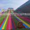 Resort game mountain attraction dry slide rainbow donuts slide