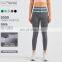Super Tummy Control Anti Rolling Yoga Leggings Custom Gym Butt Lift Sports Pants