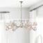 Modern Crystal Molecular Chandelier ceiling Lighting Fixture for Living Room Bedroom Dining Room kitchen island Foyer Lobby