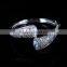 Luxury Party Women Must Have Platinum Plated Zirconia Setting Stones Bangle