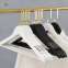 White Deluxe Brand Fashion Hanger with Chrome Hook Canton Fair Hot Cake Sample