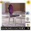 New design high-grade stainless steel nail flannel wedding chair HM-S82