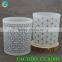 Glass Candle Holders Cup Candlestick for wedding decorations