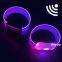 Party Supplies Zone Pulseiras LED iluminadas com controle de zona, Pulseiras LED com controle DMX