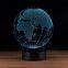 Globe 3D Optical Illusion Lamp Night Lights 16 Colors Changing with Remote Birthday and Holiday Gift for Children Girls Light