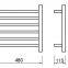 Manufacturer electric towel shelf 304 stainless steel towel warmer wall-mount towel heater FC4848-6