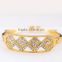 hot selling fashion gold jewelry crystal charm bracelet for women