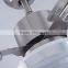 Simple Design Quite Wind Brushed Nickel Ceiling Fans With Light
