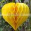 Heart Shaped Honeycomb Paper Balls for Valentine's Day Wedding Party Decoration