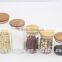 Kitchenware Wholesale Glass Sugar and Snacks Storage Jar with Bamboo Lids