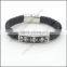 personalized leather wrap bracelet With Engraved