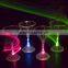 plastic led light up martini glass cup with bottom light