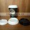 cheap high quality disposable 12 oz doublewall disposable cup with lid