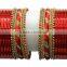 Indian Traditional Arrangement Bangle Set For Girls & Women