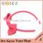 Fabric bowknot cut girls hair band, fabric covered fashion headband for women