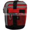 24 can soft sides cooler bag with carabiner and mesh carry pouches on sides