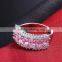 Yiwu Fancy Stainless Steel Jewelry Diamond Fashion Engagement Ring