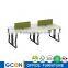 steel legs 4 person office desk office workstation