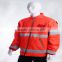 high visibility poly-cotton reflective winter coat