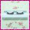 Human hair strip false eyelashes with customer package