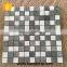 Top Quality Sky Blue Mosaic+cararra Mosaic Chip Size25*25*10mm Silver Grey