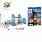 Eco friendly London Big Ben 3D cardboard building puzzle toys