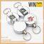 Fancy silvery magnetic retractable id badge holder promotional christmas gifts with Your Logo or Name
