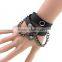 Punk Heart Pendant Chain Spike Collar Gothic Leather Choker Buckle Necklace