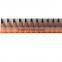 Bright Orange Fluorescent paint HB Plastic Pencil with Eraser Topper