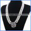 3 Ways 925 Sterling Silver Zircon 5 Strands Multifunction Clasps Pendant Connector For Pearl Necklace Flower Brooch SC-CZ021