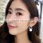 Candy Color Cute Girls Personality Asymmetric Triangle Bead Pendant Stud Earrings for Women Best Gift