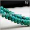 Gem stone gemstone Green Turquoise roundel Abacus Loose Beads Strand
