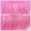 pink faux fur fabric long pile furs China manufacturer