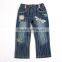 (G2939) 2015 3/4y-7/8Y blue baby girl pants embroidered long pants wholesale children jeans