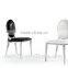 Z513 modern dining chairs/ black and white wedding banquet chairs
