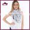 Fashion Spring/summer Sample Viscose Snood Scarf with scale printed