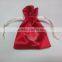 Latest Plain Drawstring Satin Cosmetic Bag