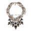 Fashion wholesale pearl beads rhinestones necklace