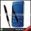 Samco Luxury Glossy Mirror Clear View Flip Leather Case Cover for Huawei Ascend G8